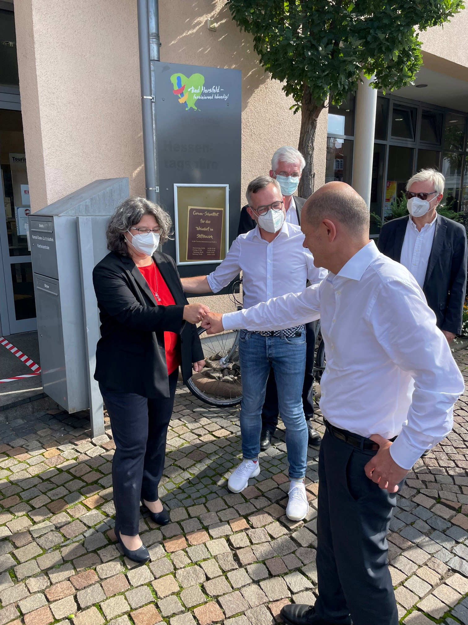 Besuch des Kanzlerkandidaten Olaf Scholz am 02.09.2021 in Bad Hersfeld